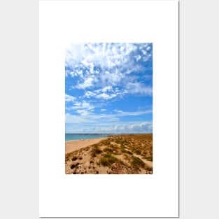 Praia dos Salgados Beach The Algarve Portugal Posters and Art